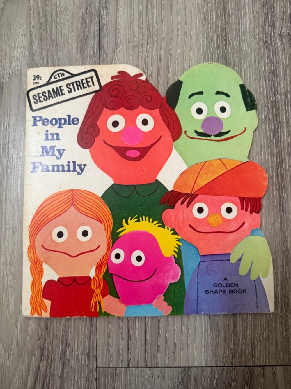 Vintage "People in My Family" Sesame Street book by Jeffrey Moss, published 1971